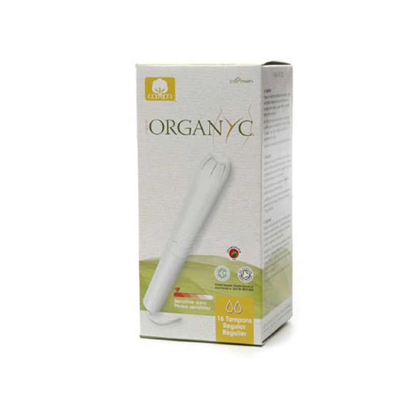 Organyc Regular Organic Cotton Tampons (Pack of 16)