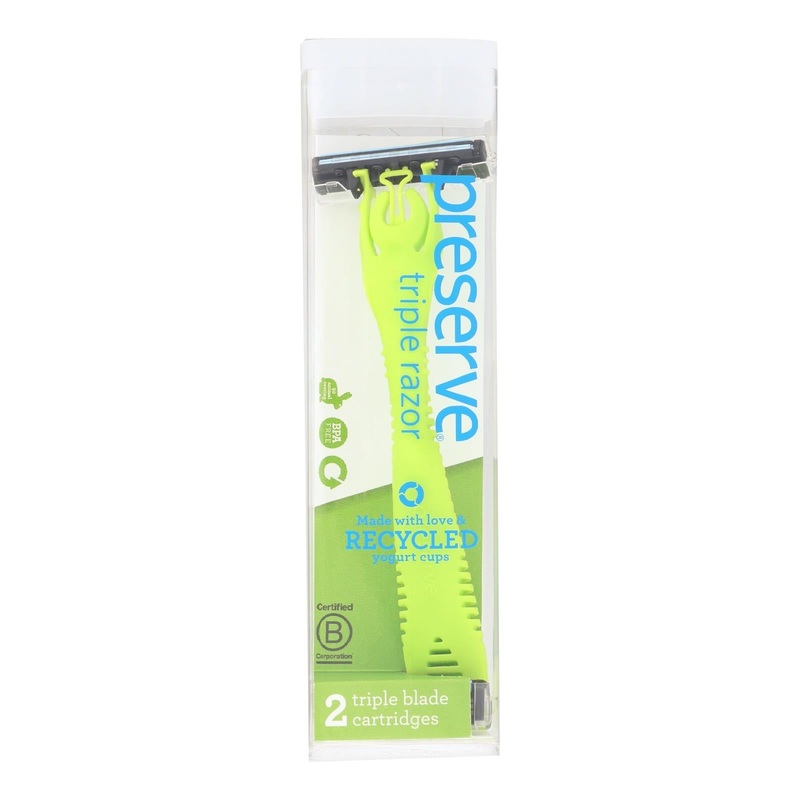 Preserve Triple Razor Blades for Women (Pack of 6)