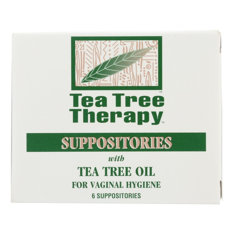 Tea Tree Therapy Women's Suppositories with Tea Tree Oil (Pack of 6)