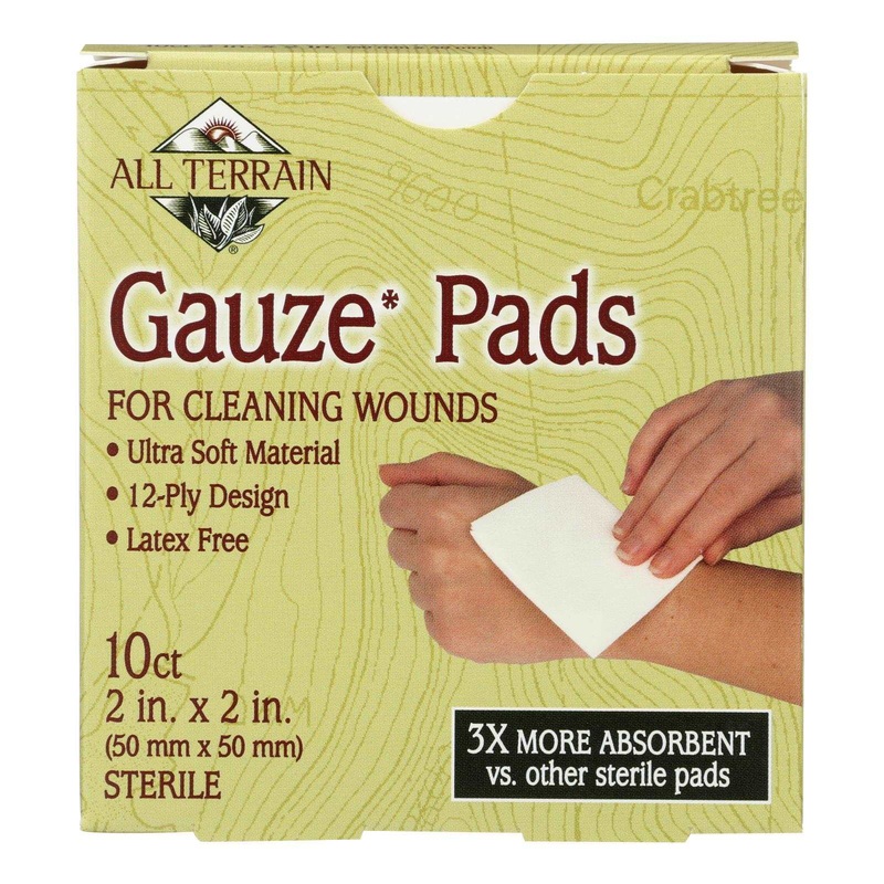 All-Terrain Gauze Pads: Latex-Free, 10-Pack