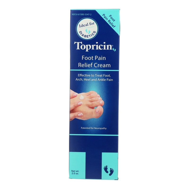 Topricin Foot Therapy - Anti-Fungal Cream for Athletes Foot - 2 Oz