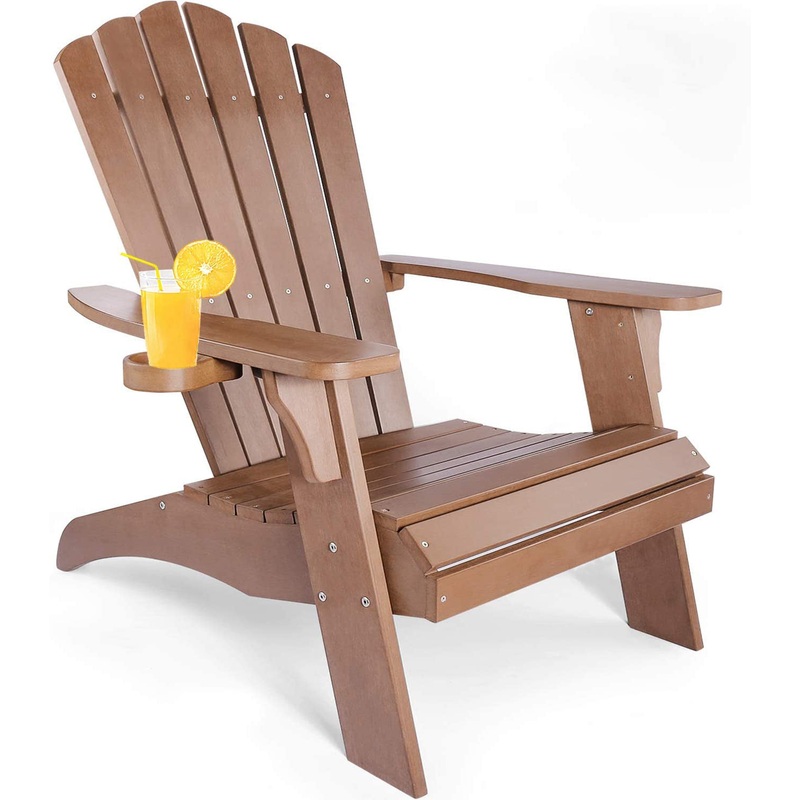 Polystyrene Adirondack Chair - Brown