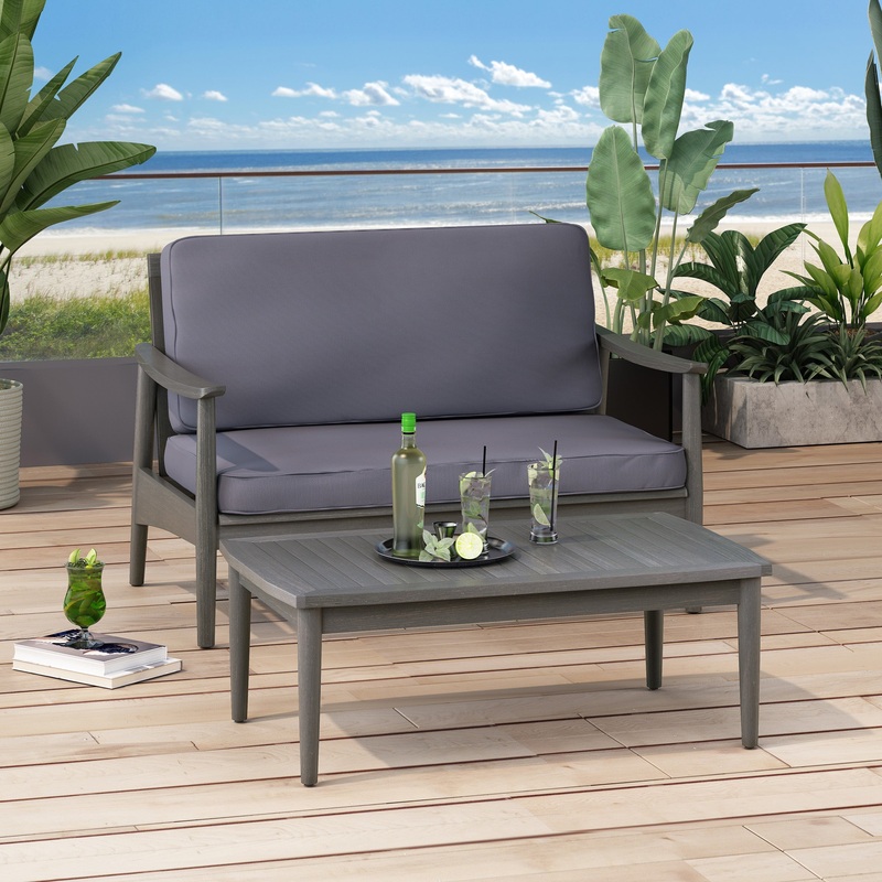 WILLOWBROOK LOVESEAT + COFFEE TABLE