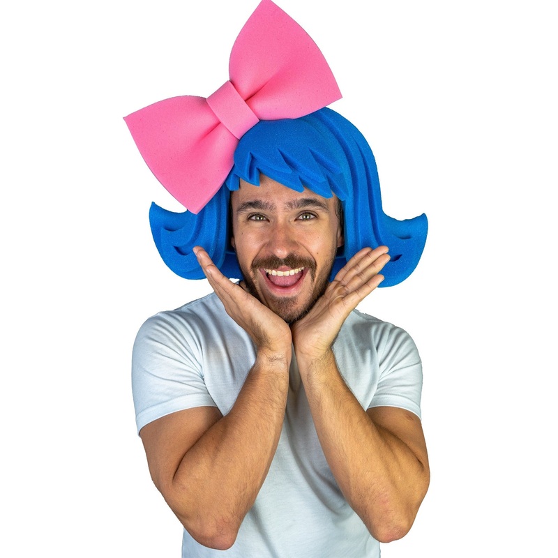Wig with Large Bow