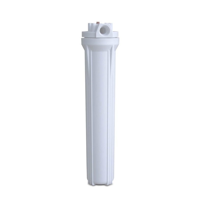 2.5" x 20" White Poly Sump and Cap Assembly