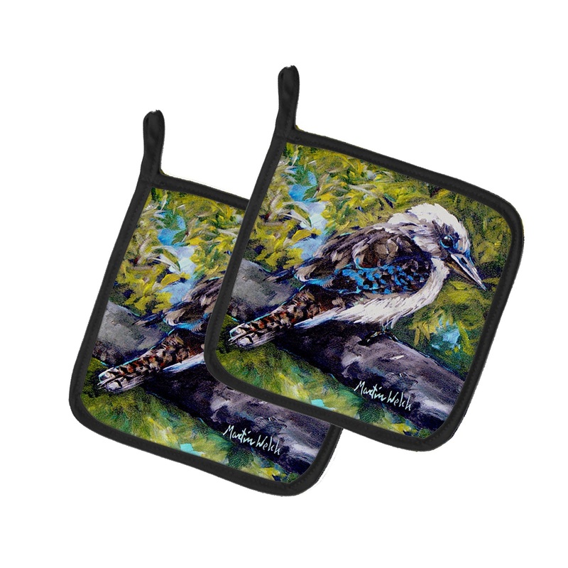 G'Day Mate Bird Pot Holders - Set of 2 Decorative Kitchen Helpers | Made in the USA
