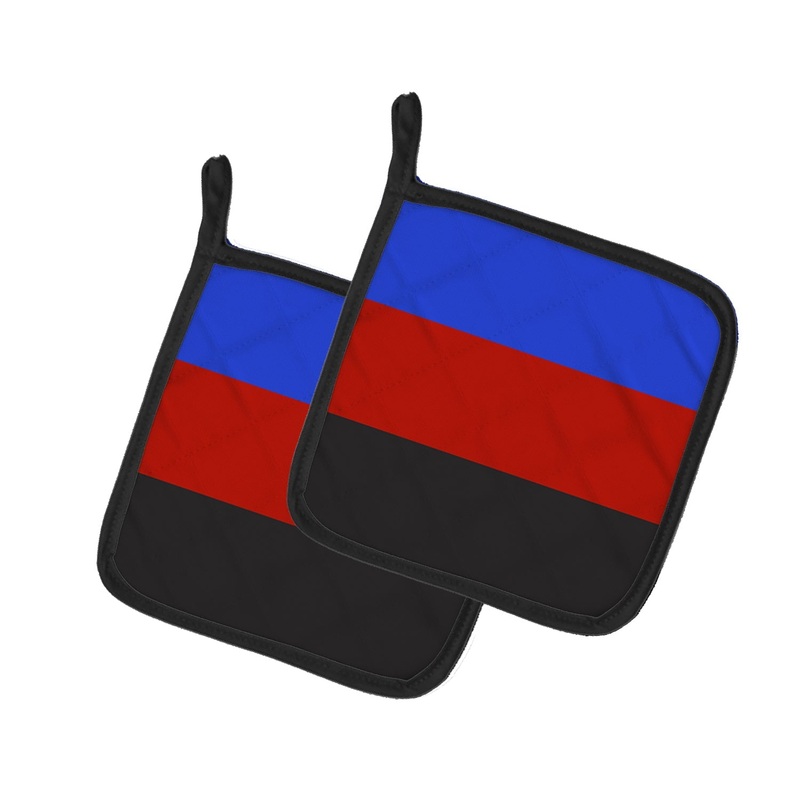 Polyamorous Pride Pot Holders - Set of 2 - Heat-Resistant Kitchen Essentials