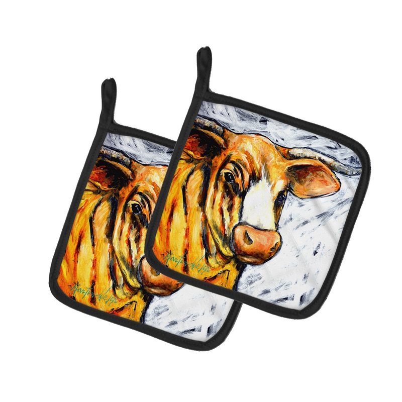 Bully Pot Holders - Set of 2 Decorative Kitchen Helpers | Made in the USA