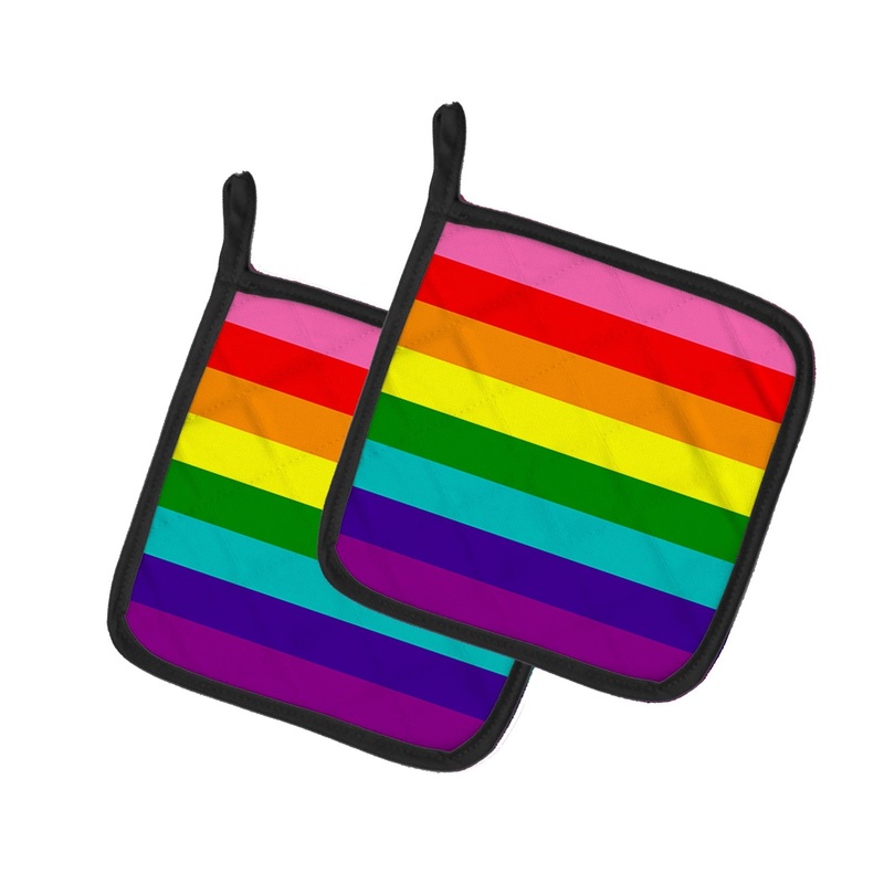 Gay Pride before 1978 Pot Holders - Set of 2 - Heat-Resistant Kitchen Essentials