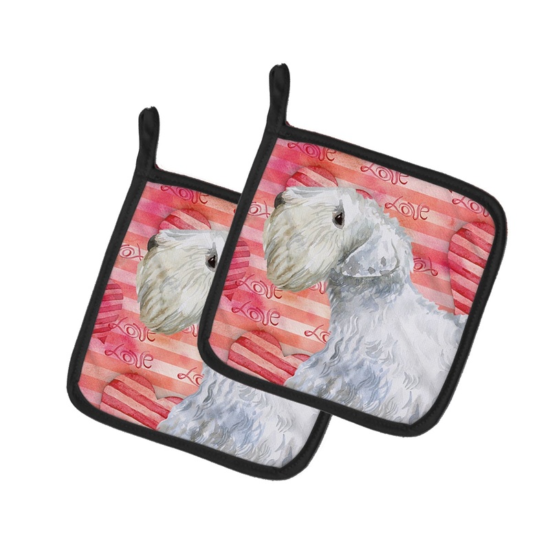 Sealyham Terrier Love Pot Holders - Set of 2 - Heat-Resistant Kitchen Essentials BB9771PTHD