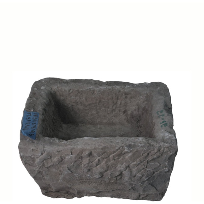 19" Inch Long Hand Chiseled Stone Trough 24-22