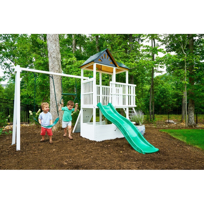 Craftsman - Modern Backyard Outdoor Swing Set