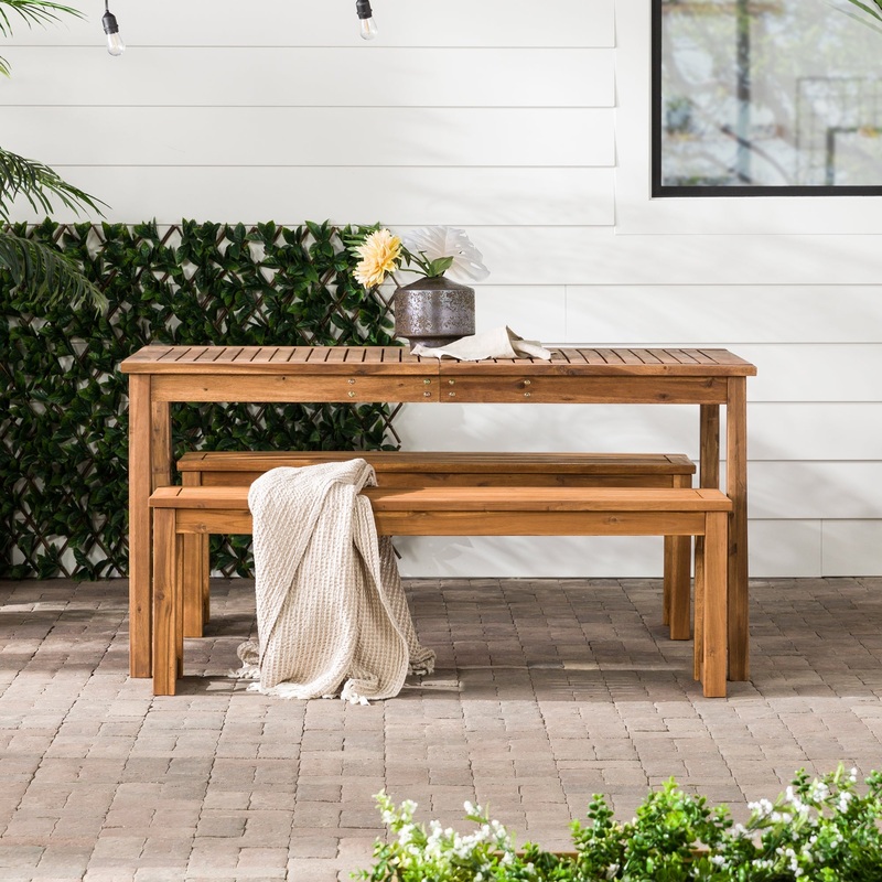 Crosswinds Patio 3-Piece Dining Table Set