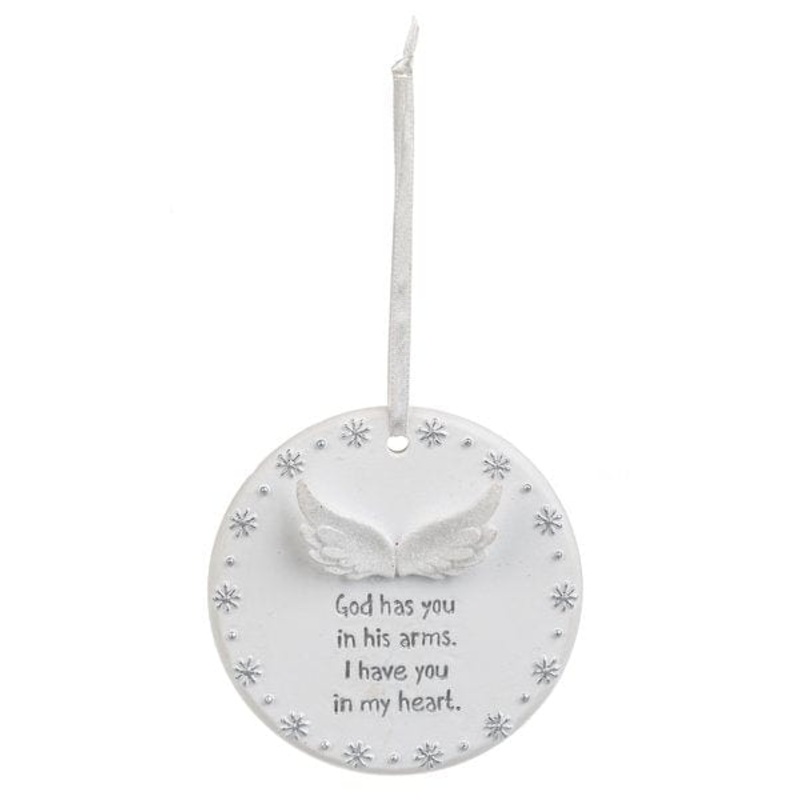 Baby Memorial Ornament - God Has You in His Arms