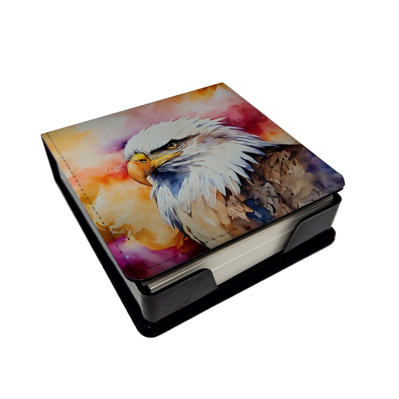 Eagle PU Leather Note Paper Holder