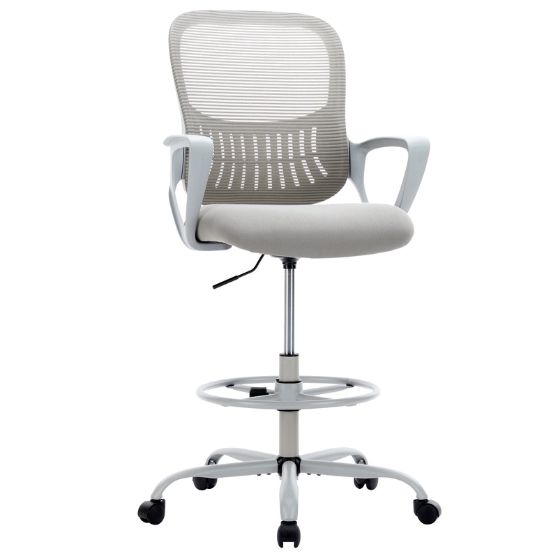 Ergonomic Drafting Chair Tall Standing Desk Office Chair