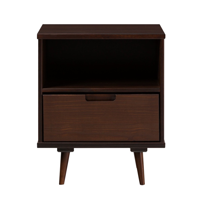 Sloane 20" 1-Drawer Solid Wood Side Table