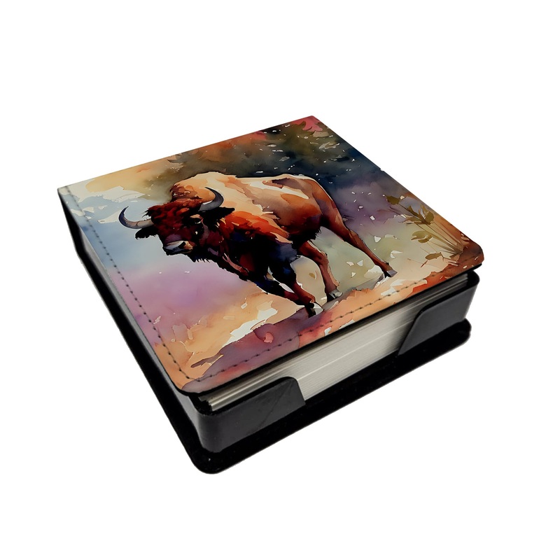 Buffalo PU Leather Note Paper Holder