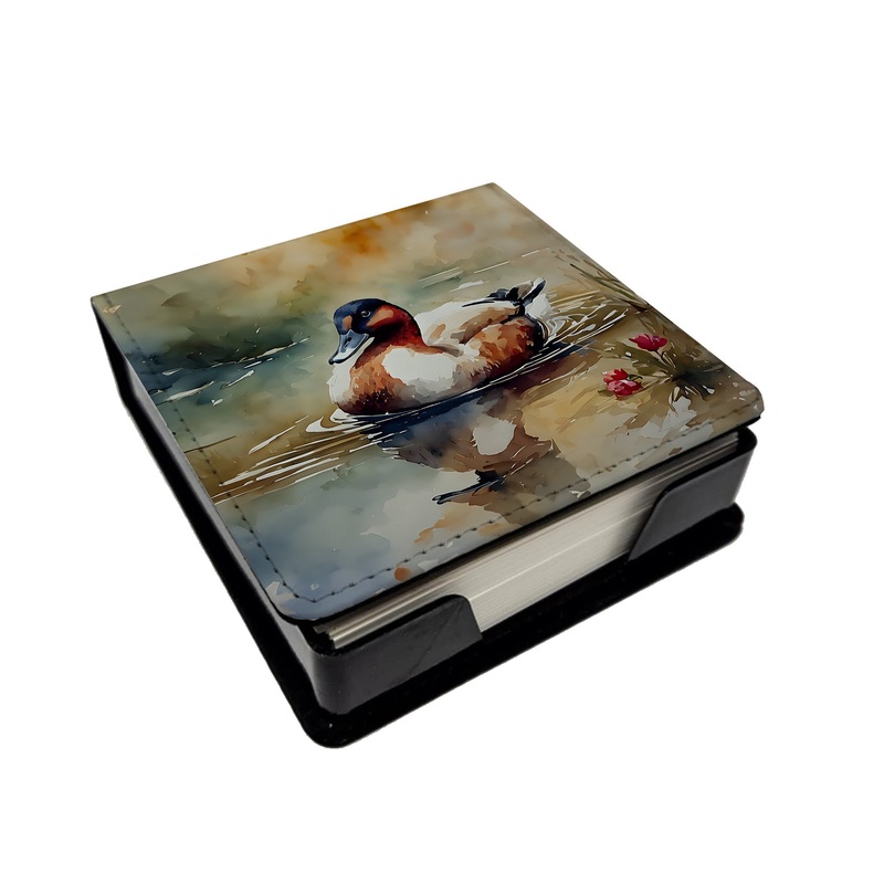 Canvasback PU Leather Note Paper Holder