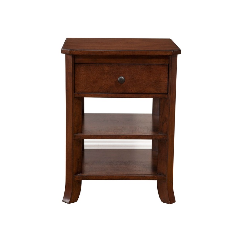 Baker Nightstand, Mahogany