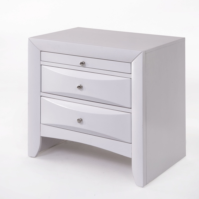 Ireland Nightstand in White