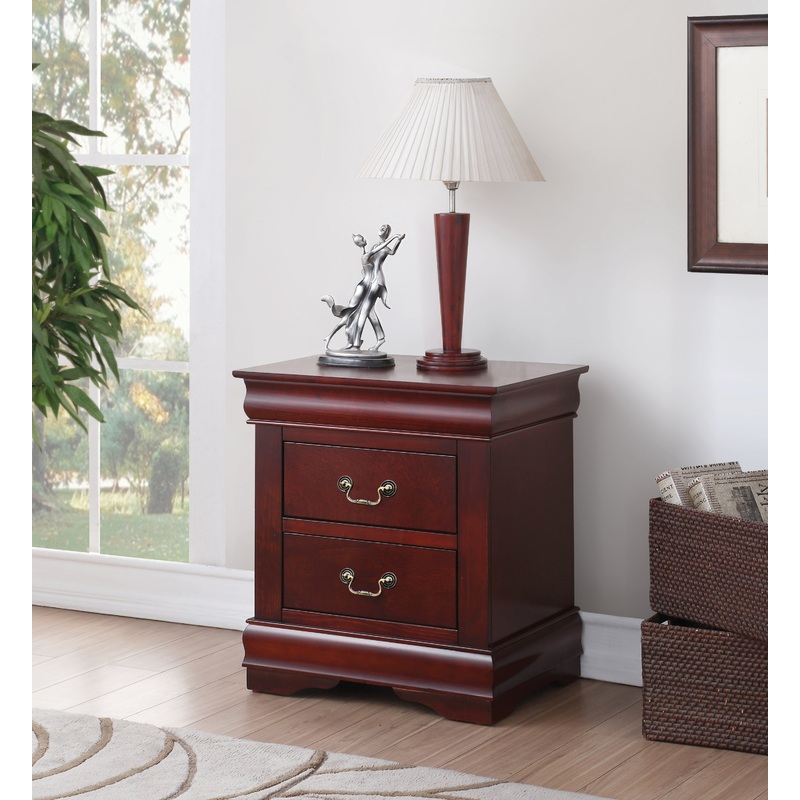 Louis Philippe Nightstand in Cherry