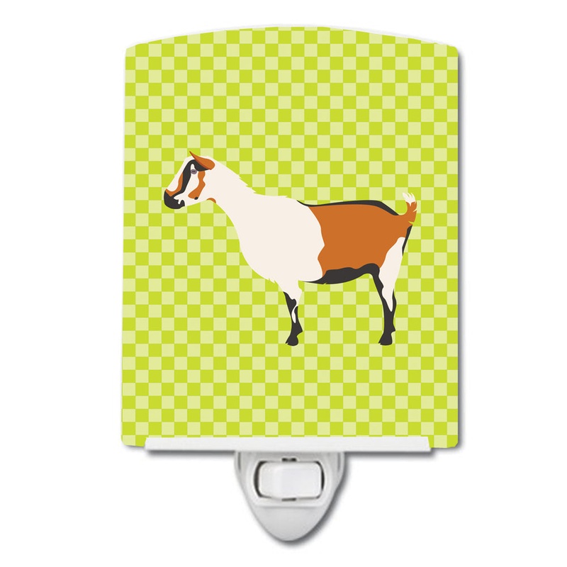 Alpine Goat Green Ceramic Night Light BB7706CNL