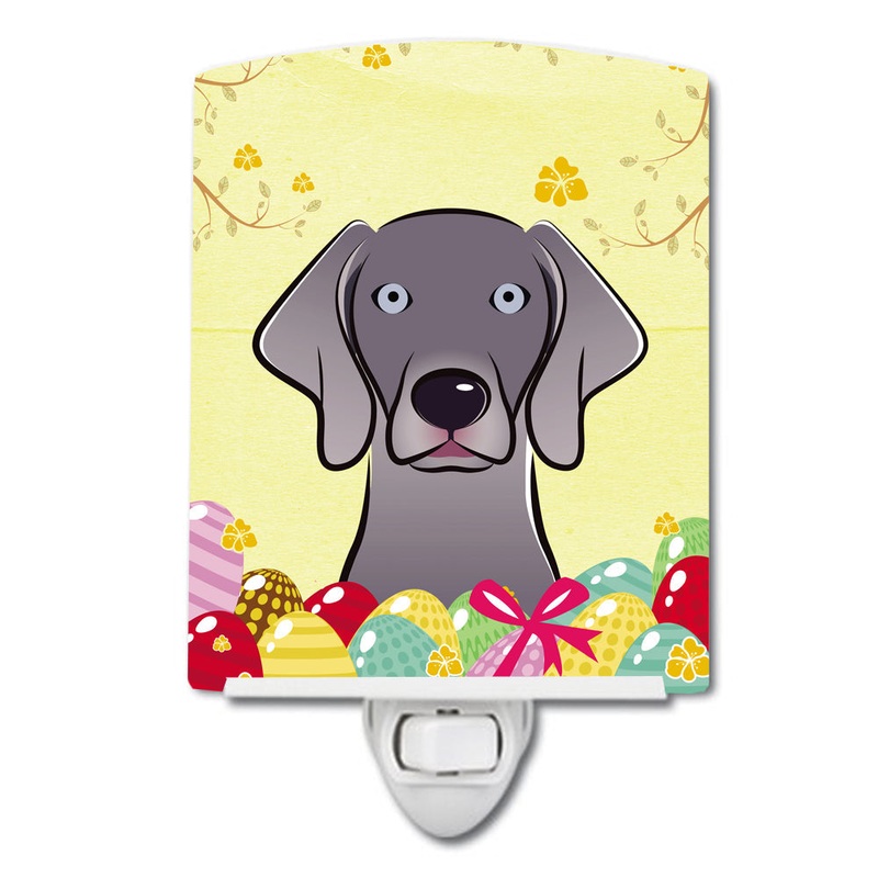 Weimaraner Easter Egg Hunt Ceramic Night Light BB1913CNL