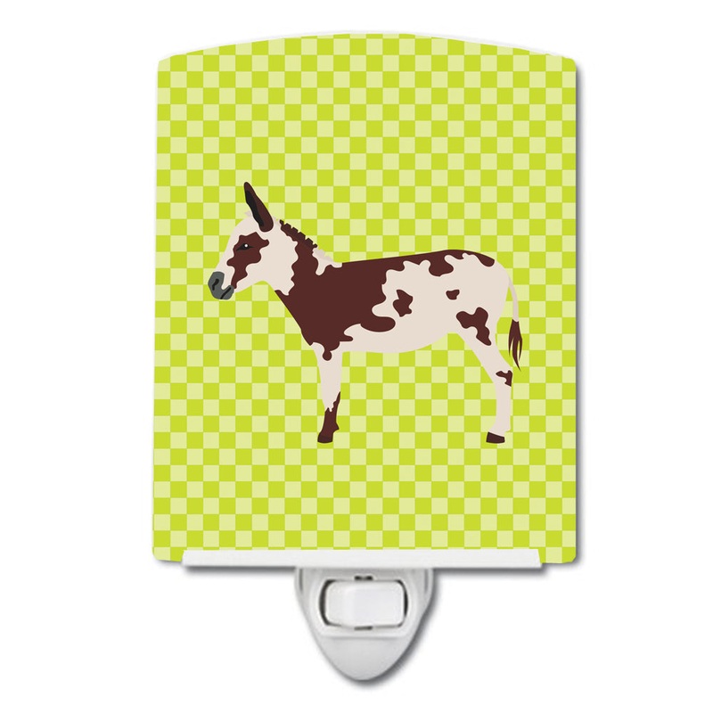American Spotted Donkey Green Ceramic Night Light BB7677CNL
