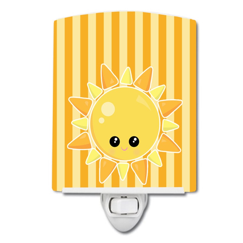 Weather Sunshine Face Ceramic Night Light BB7155CNL