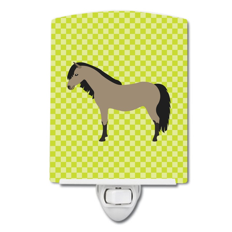 Welsh Pony Horse Green Ceramic Night Light BB7736CNL