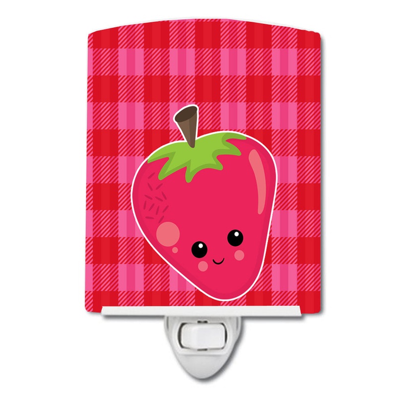 Strawberry Face Ceramic Night Light BB6989CNL