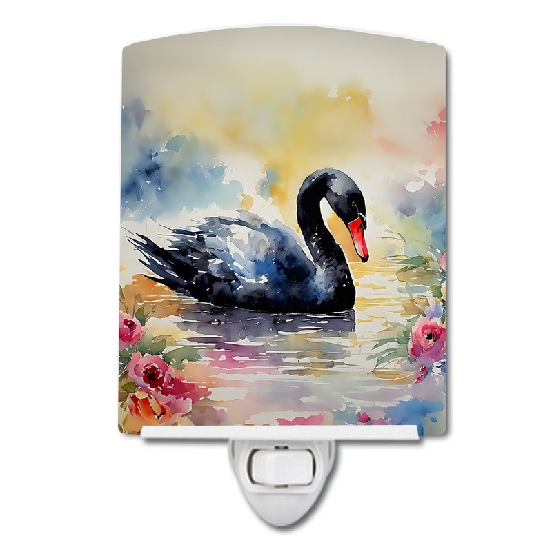 Black Swan Ceramic Night Light