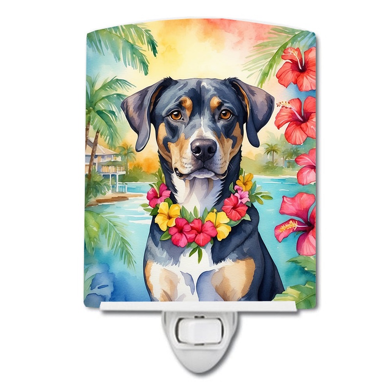 Catahoula Luau Ceramic Night Light