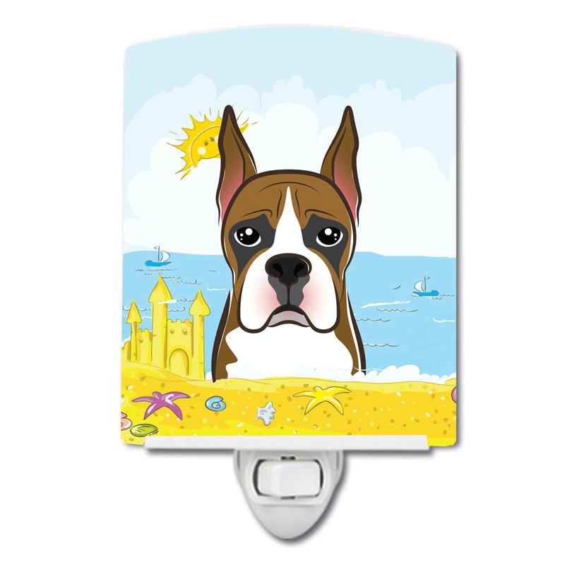 Boxer Summer Beach Ceramic Night Light BB2091CNL