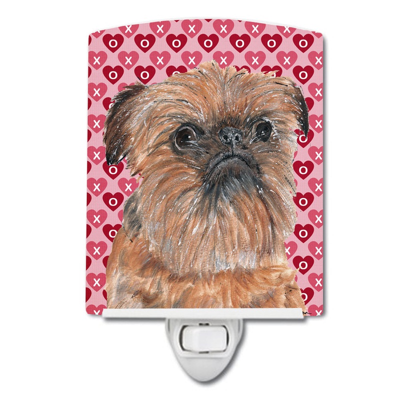 Brussels Griffon Hearts and Love Ceramic Night Light SC9558CNL