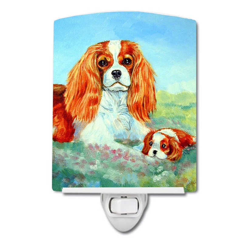Cavalier Spaniel Momma's Love Ceramic Night Light 7019CNL