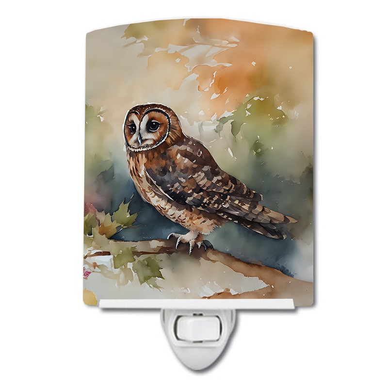 Tawny Owl Ceramic Night Light
