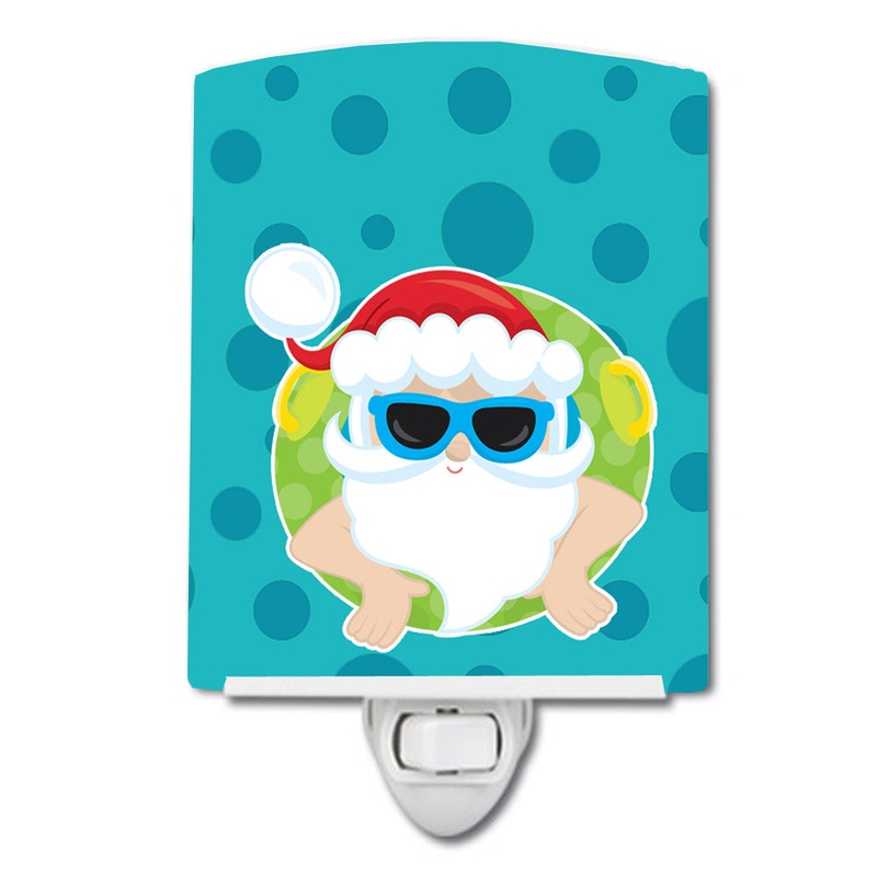 Beach Santa Claus #1 Ceramic Night Light BB9068CNL