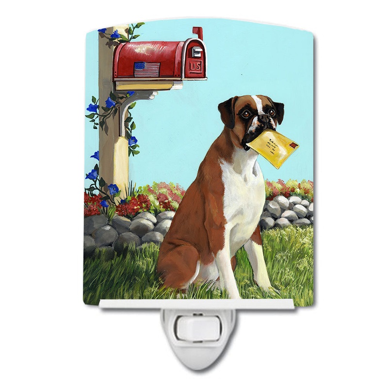 Boxer Got Mail Ceramic Night Light PPP3039CNL