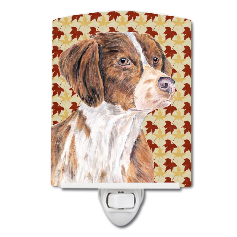 Brittany Fall Leaves Portrait Ceramic Night Light SC9229CNL