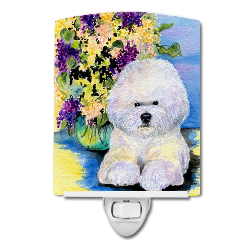 Bichon Frise Ceramic Night Light SS8295CNL