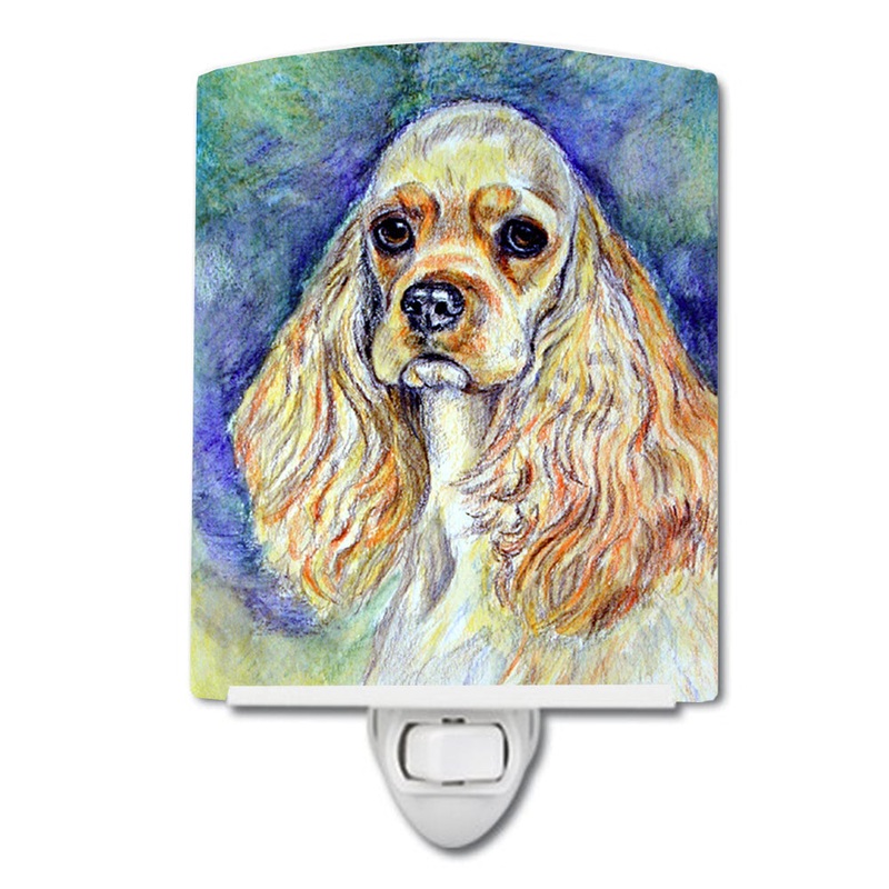 Buff Cocker Spaniel Ceramic Night Light 7178CNL