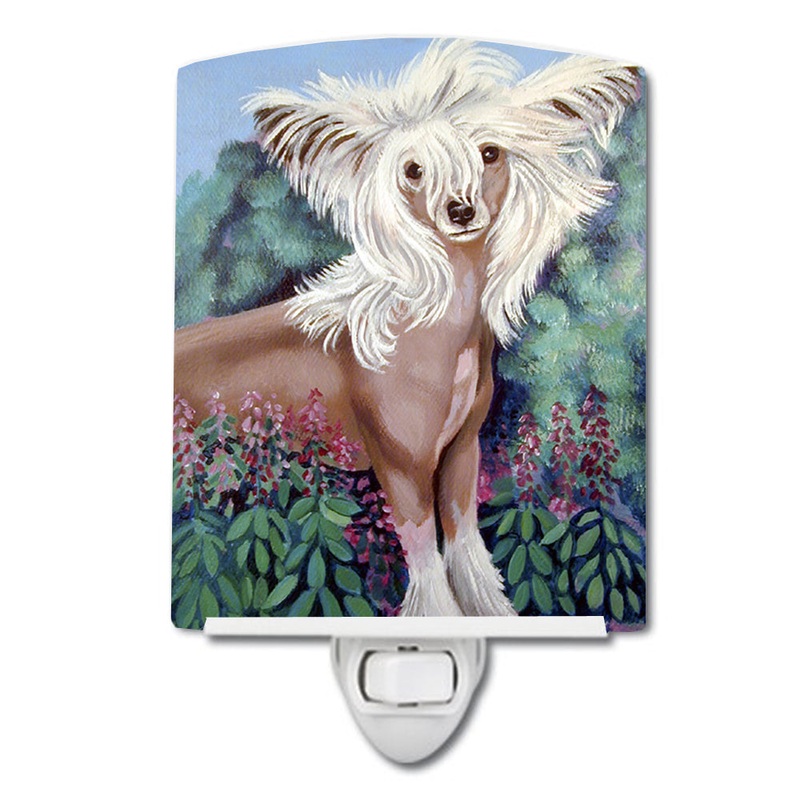 Chinese Crested Ceramic Night Light 7052CNL