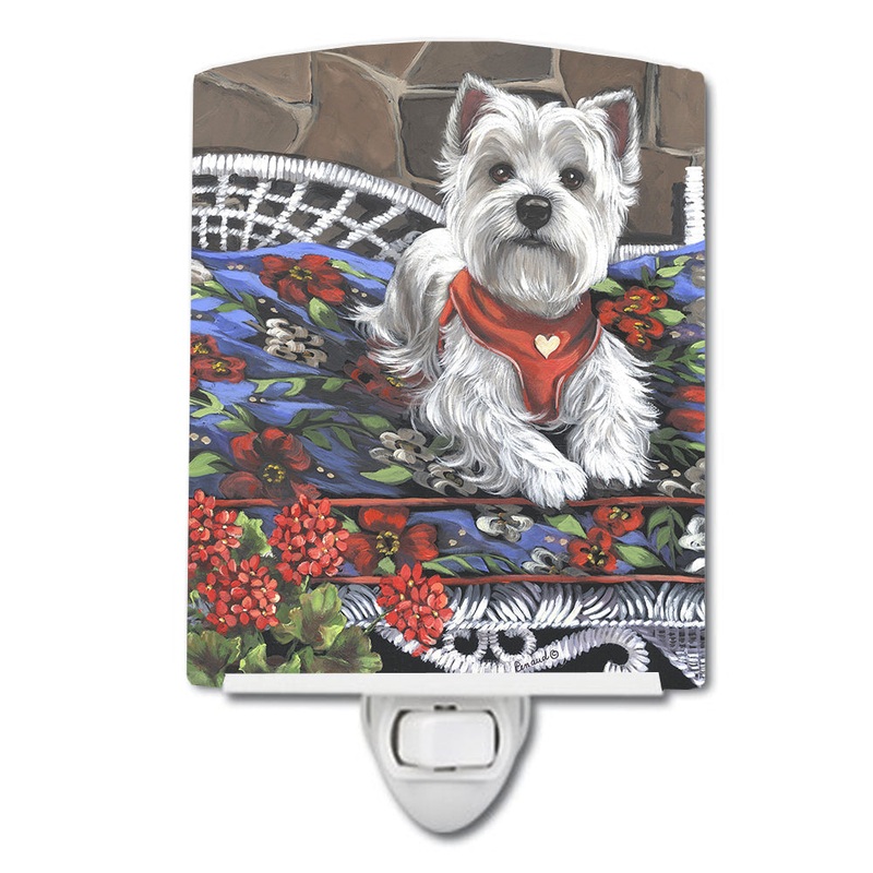 Westie Hannah Mae Ceramic Night Light PPP3206CNL