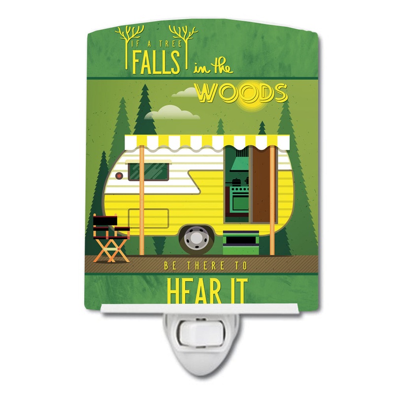 Be in the Woods Retro Camper Ceramic Night Light BB5482CNL