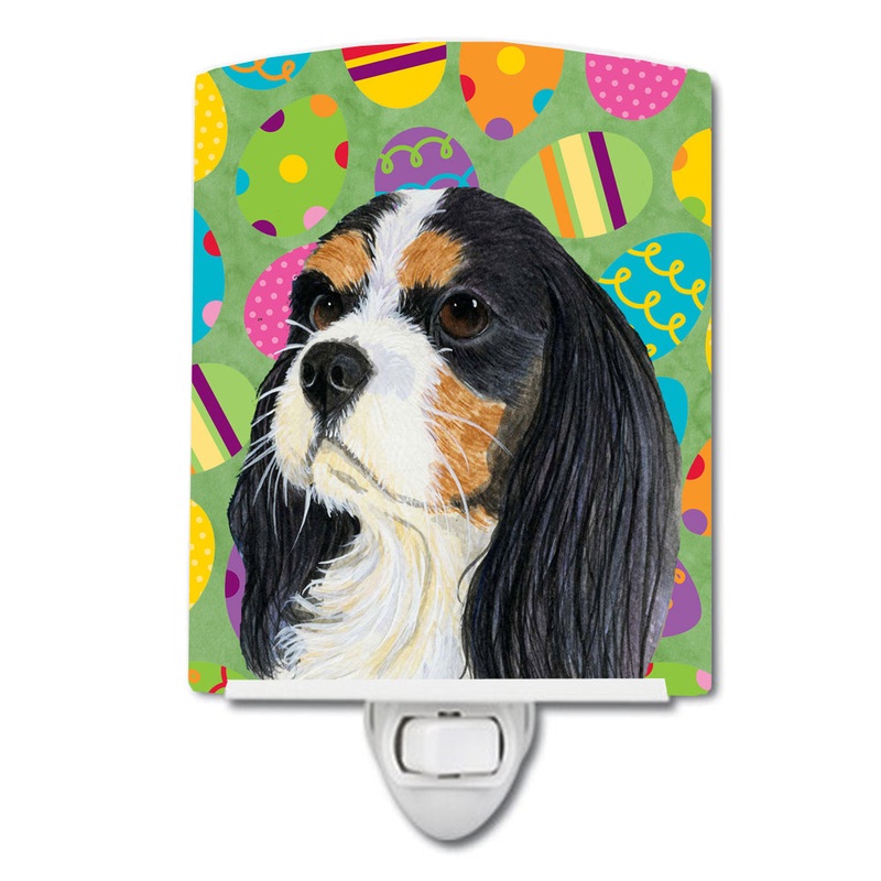 Cavalier Spaniel Easter Eggtravaganza Ceramic Night Light LH9414CNL