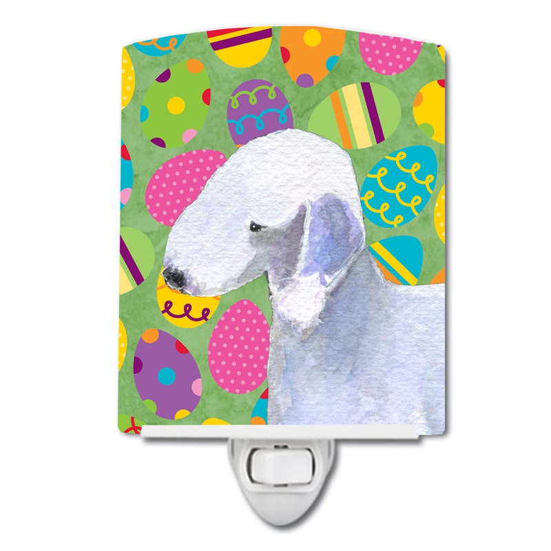 Bedlington Terrier Easter Eggtravaganza Ceramic Night Light SS4828CNL