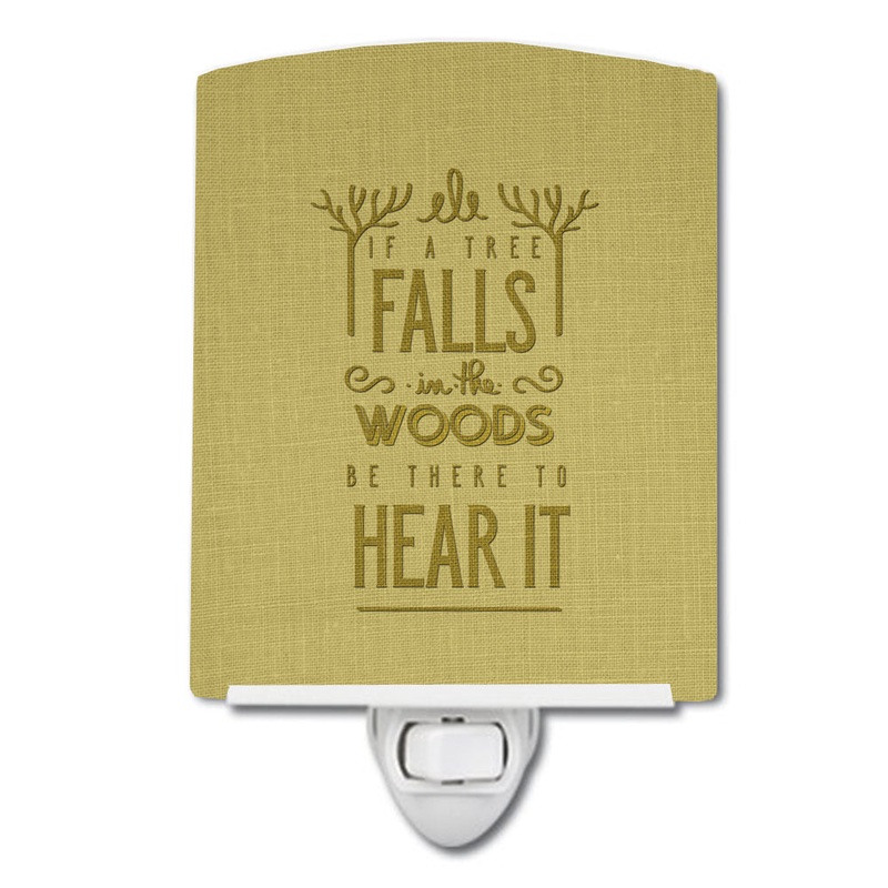 Be There to Hear the Tree Fall Ceramic Night Light BB5450CNL