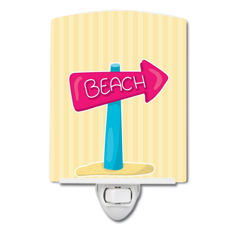 Beach Sign Ceramic Night Light BB9080CNL